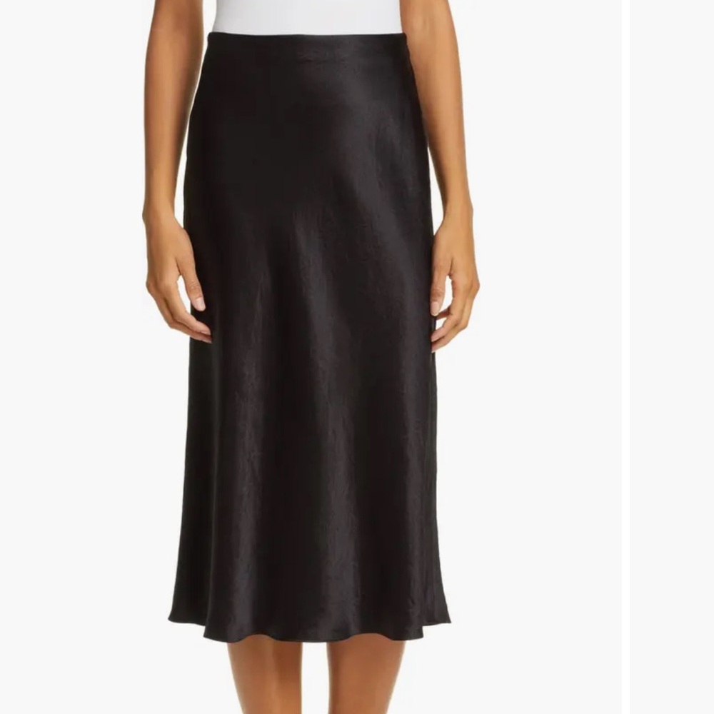 Vince pull on silk slip skirt, XS